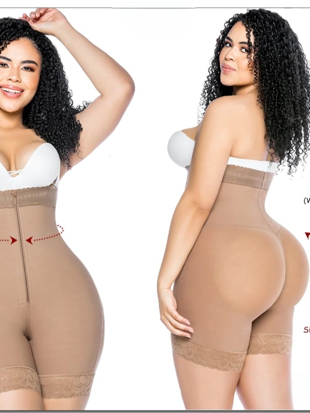 High-Waist Shaping Shorts Shapewear - Nude